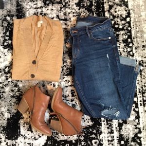 Lightweight J.Crew Button Front Cardigan